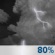 Wednesday Night: Showers and thunderstorms. Mostly cloudy, with a low around 60. Wednesday Night: Showers And Thunderstorms