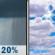 Thursday: Isolated Rain Showers then Partly Sunny