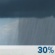 This Afternoon: Smoke and a chance of rain showers. Cloudy. High near 75, with temperatures falling to around 73 in the afternoon. South wind around 10 mph. Chance of precipitation is 30%. New rainfall amounts less than a tenth of an inch possible. This Afternoon: Smoke